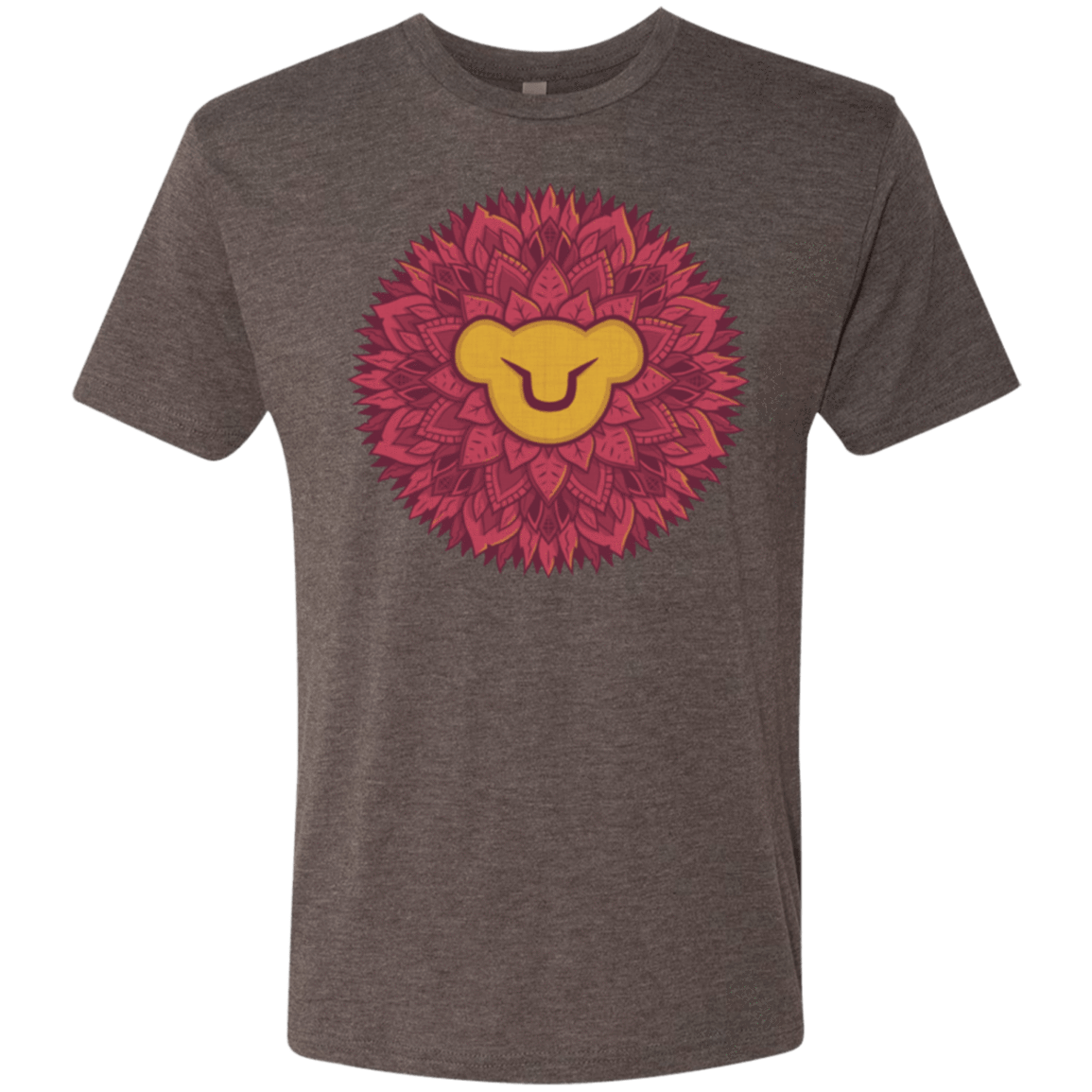 T-Shirts Macchiato / Small Leaf Mane Mandala Men's Triblend T-Shirt