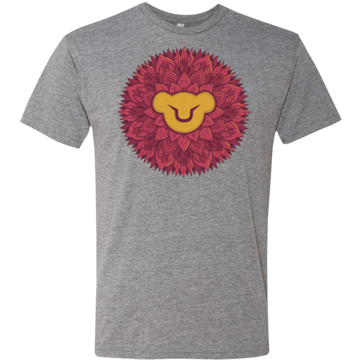 T-Shirts Premium Heather / Small Leaf Mane Mandala Men's Triblend T-Shirt