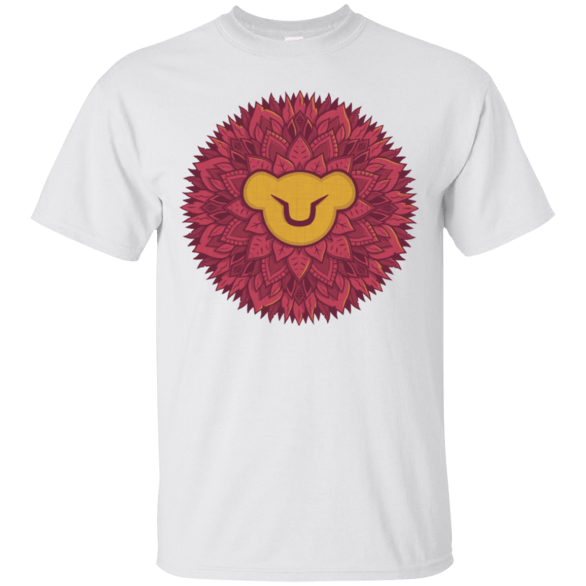 T-Shirts White / Small Leaf Mane Mandala T-Shirt