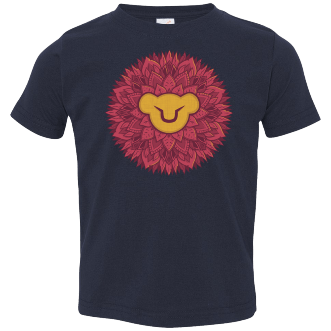 T-Shirts Navy / 2T Leaf Mane Mandala Toddler Premium T-Shirt