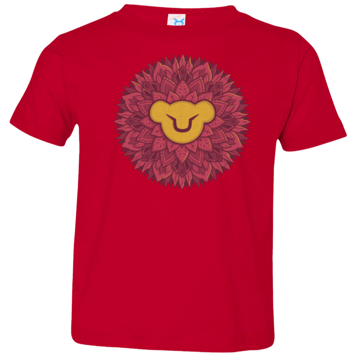 T-Shirts Red / 2T Leaf Mane Mandala Toddler Premium T-Shirt