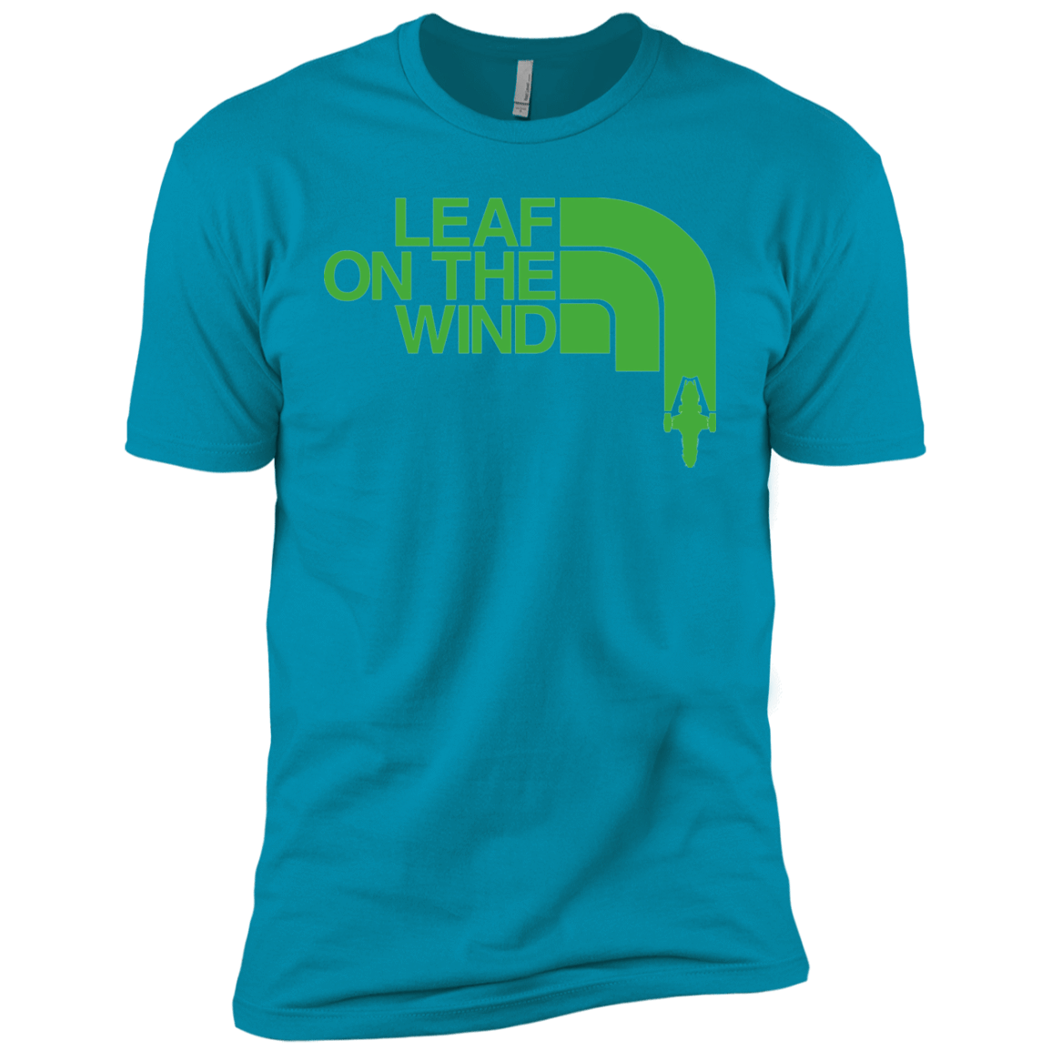 T-Shirts Turquoise / YXS Leaf on the Wind Boys Premium T-Shirt