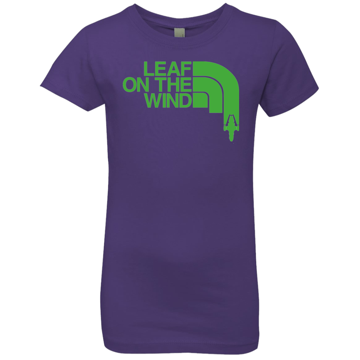 T-Shirts Purple Rush / YXS Leaf on the Wind Girls Premium T-Shirt