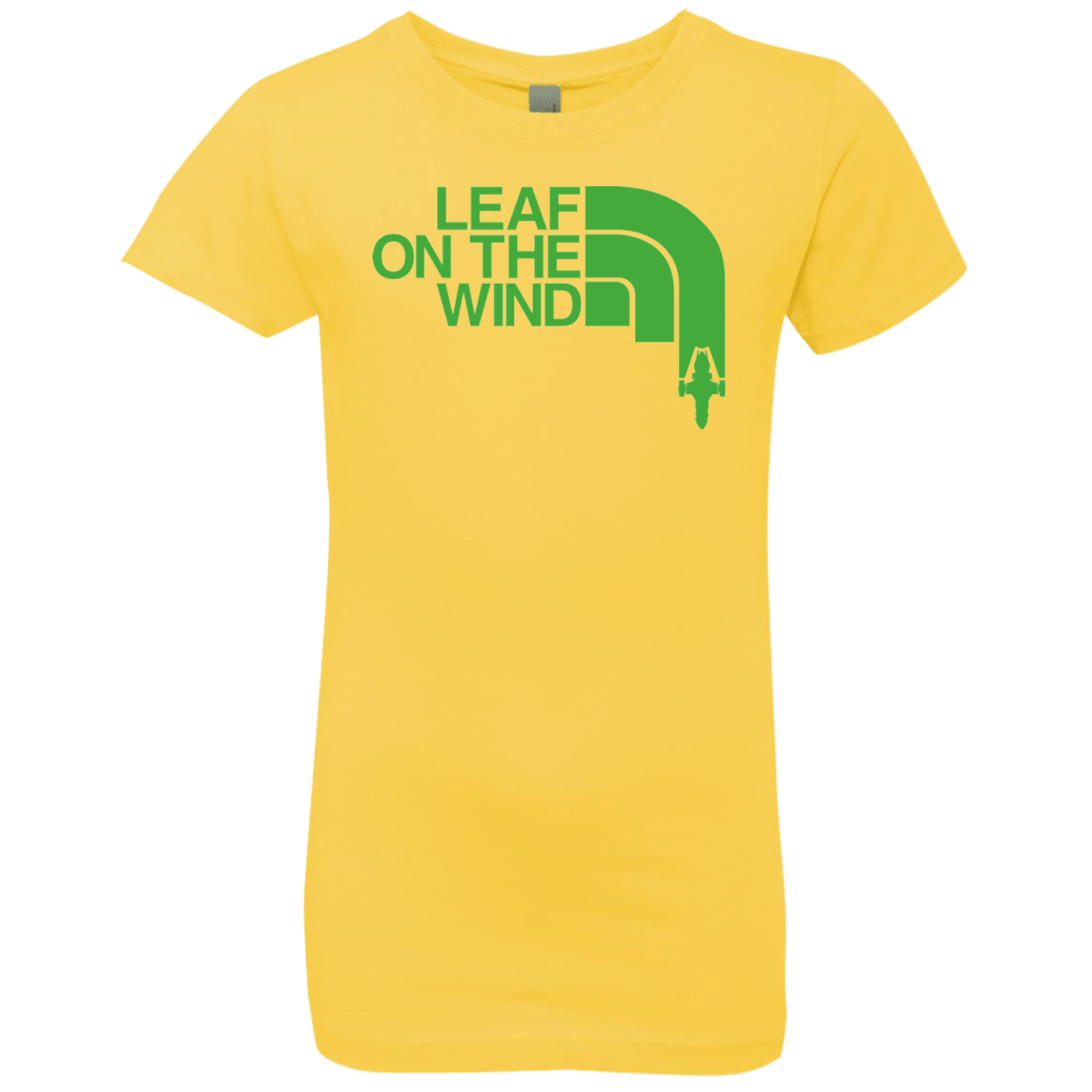T-Shirts Vibrant Yellow / YXS Leaf on the Wind Girls Premium T-Shirt