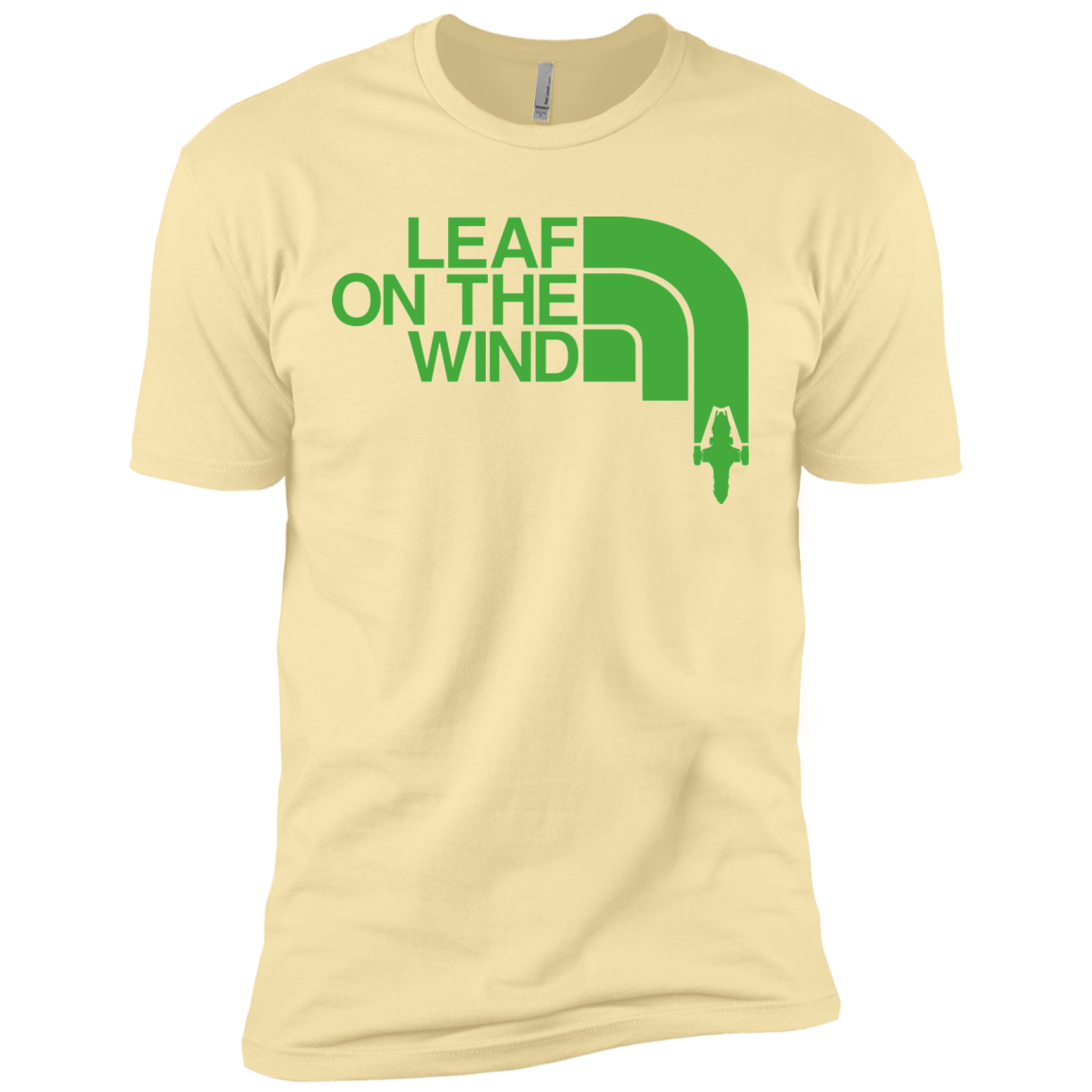 T-Shirts Banana Cream / X-Small Leaf on the Wind Men's Premium T-Shirt