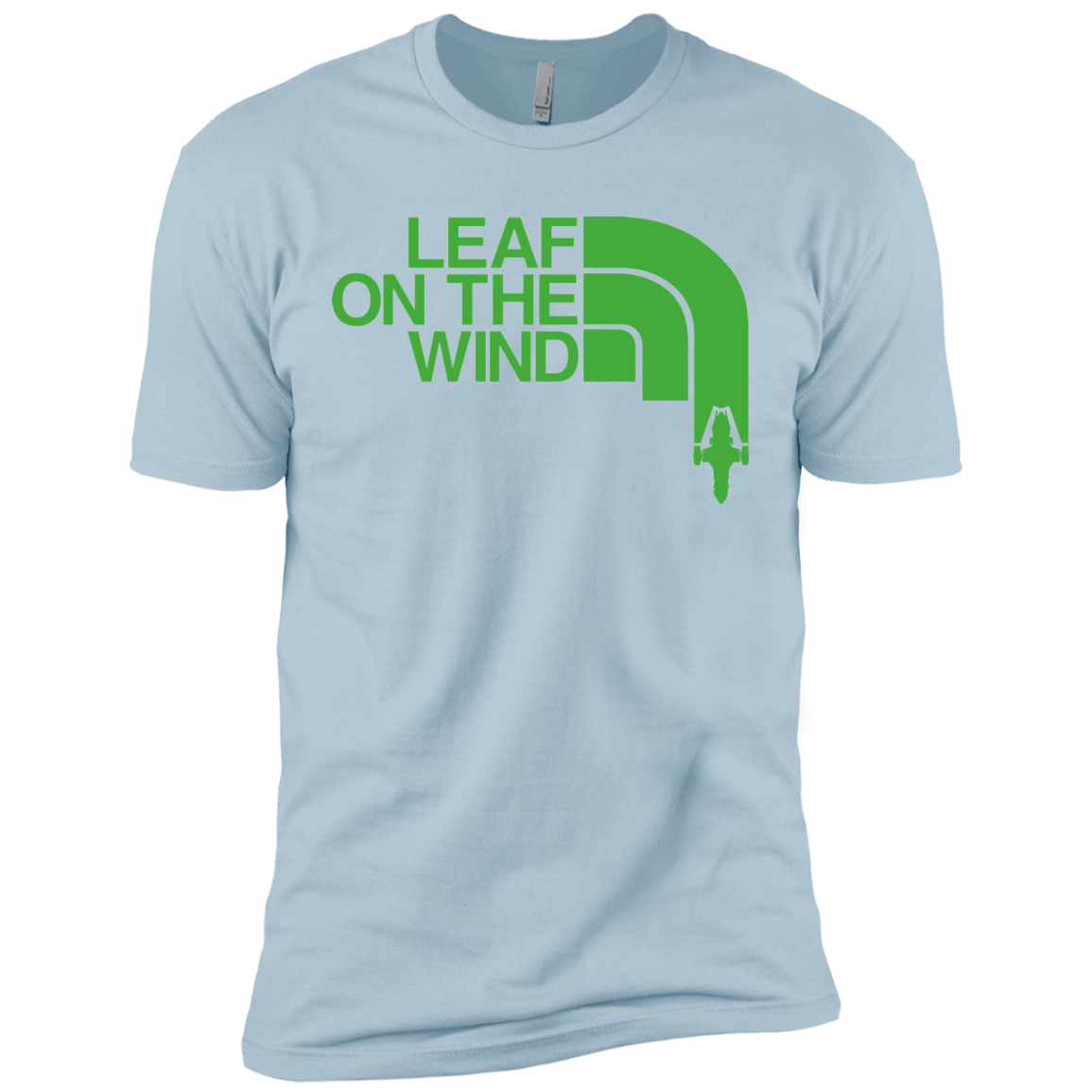 T-Shirts Light Blue / X-Small Leaf on the Wind Men's Premium T-Shirt