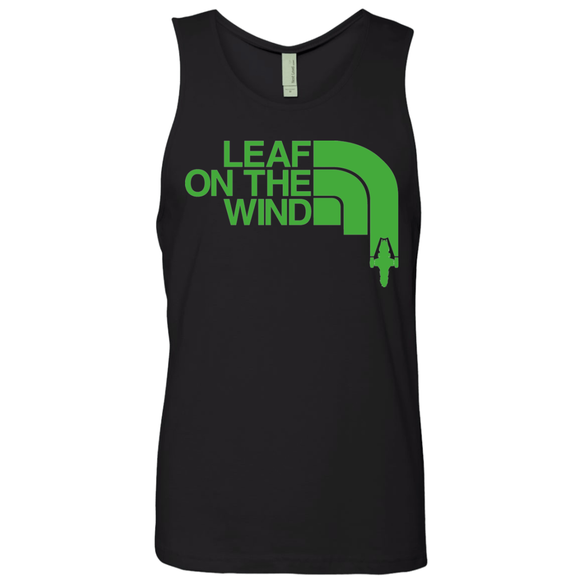 T-Shirts Black / Small Leaf on the Wind Men's Premium Tank Top