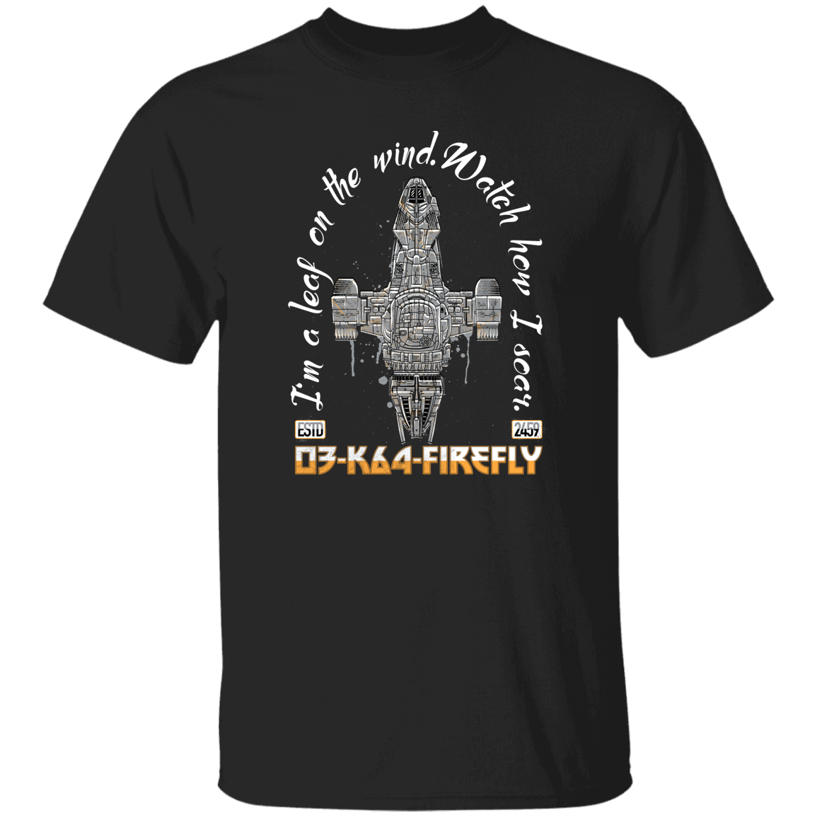 T-Shirts Black / S Leaf On The Wind T-Shirt