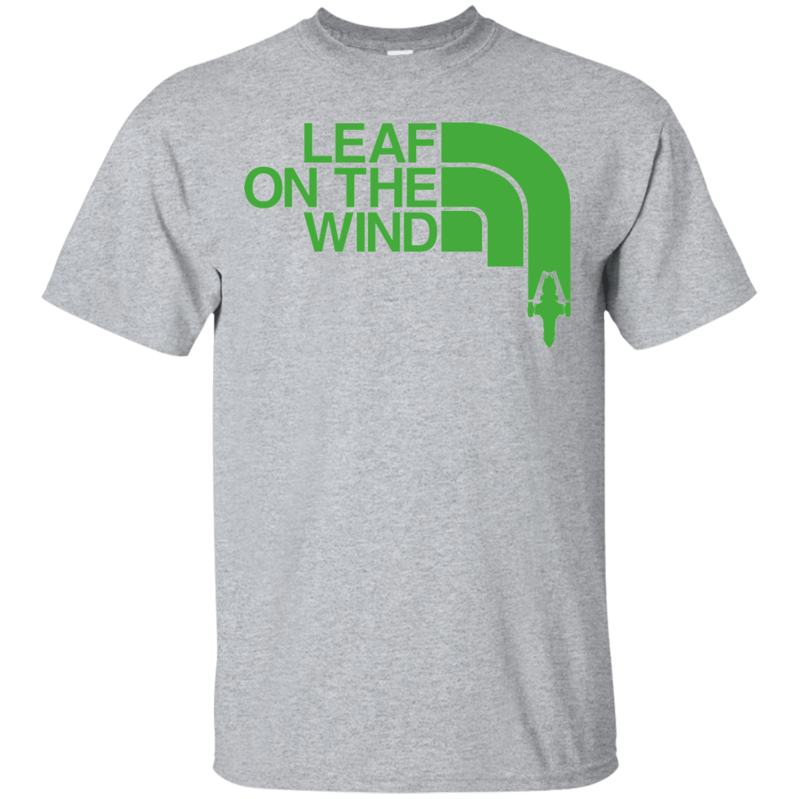 T-Shirts Sport Grey / Small Leaf on the Wind T-Shirt