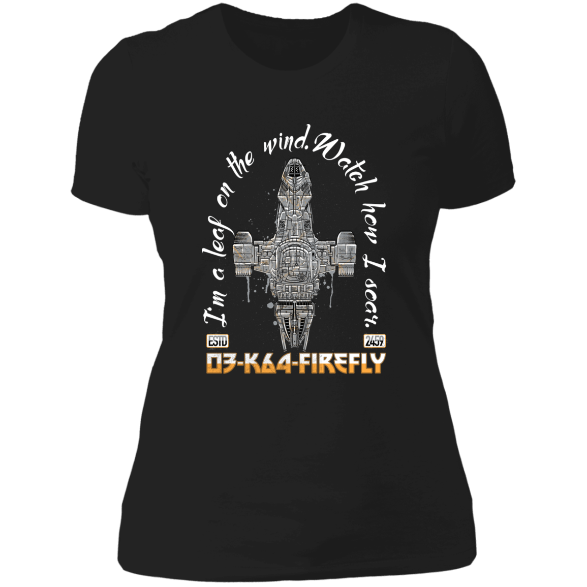 T-Shirts Black / X-Small Leaf On The Wind Women's Premium T-Shirt