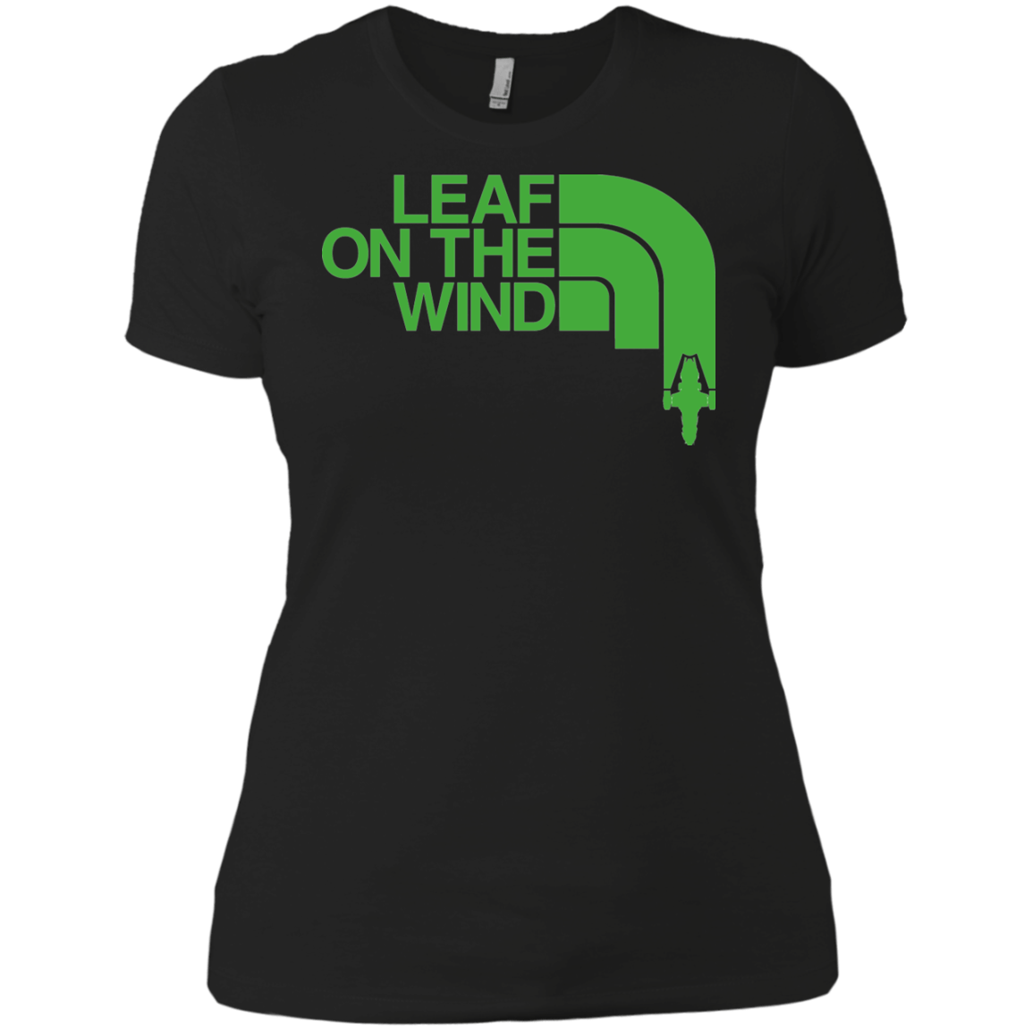 T-Shirts Black / X-Small Leaf on the Wind Women's Premium T-Shirt