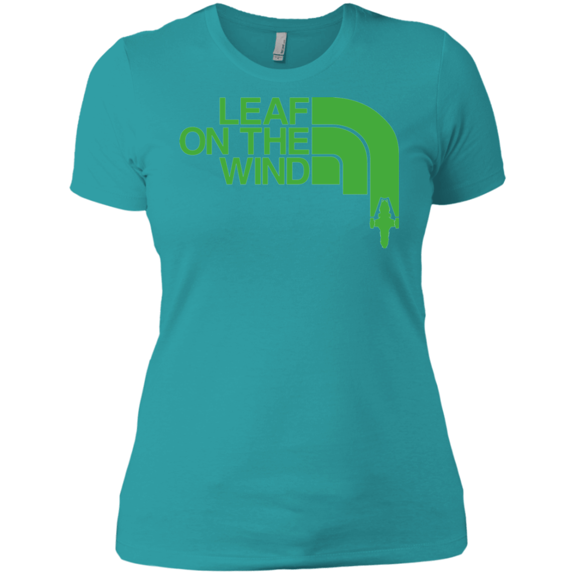 T-Shirts Tahiti Blue / X-Small Leaf on the Wind Women's Premium T-Shirt