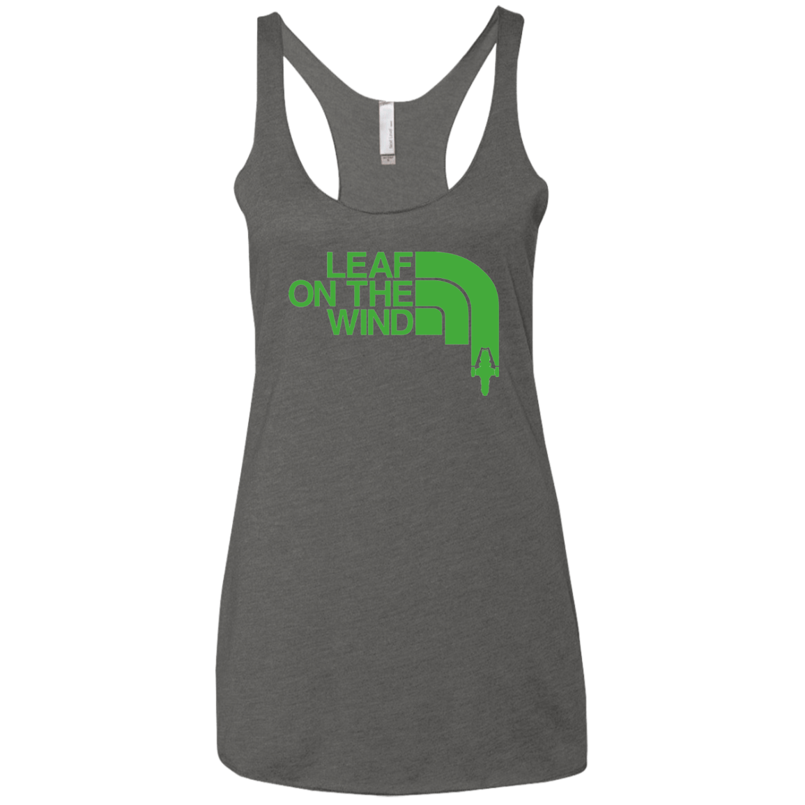 T-Shirts Premium Heather / X-Small Leaf on the Wind Women's Triblend Racerback Tank