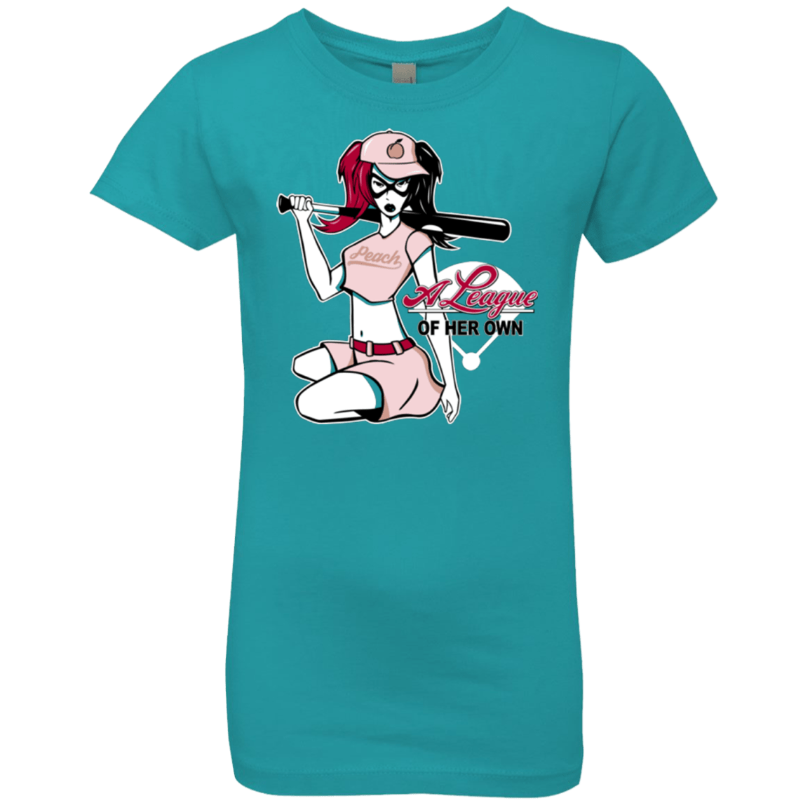 T-Shirts Tahiti Blue / YXS League of Her Own Girls Premium T-Shirt