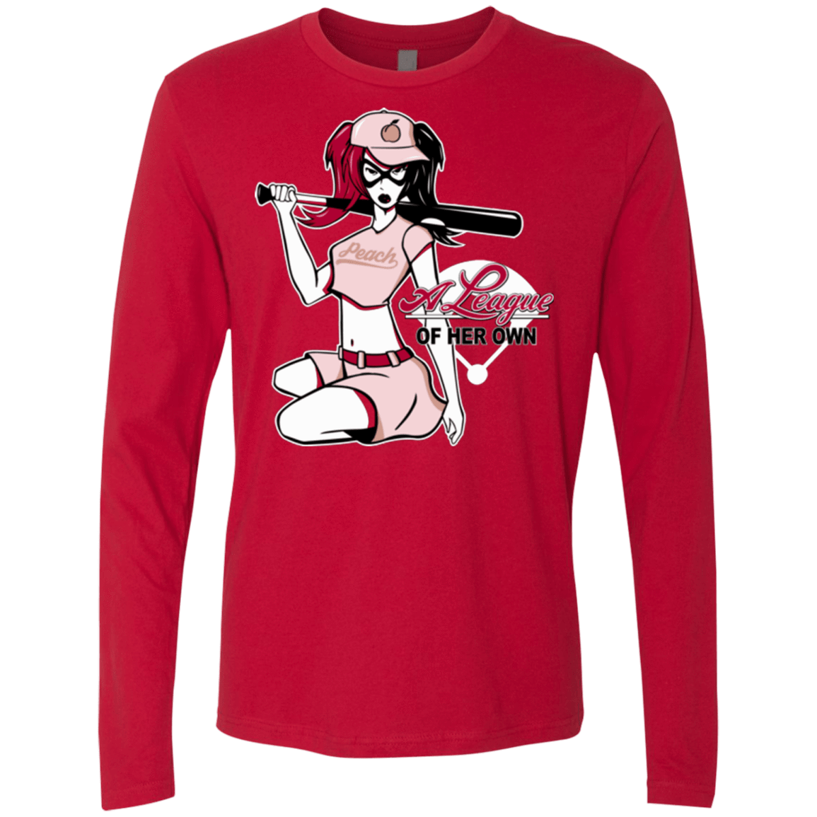 T-Shirts Red / Small League of Her Own Men's Premium Long Sleeve