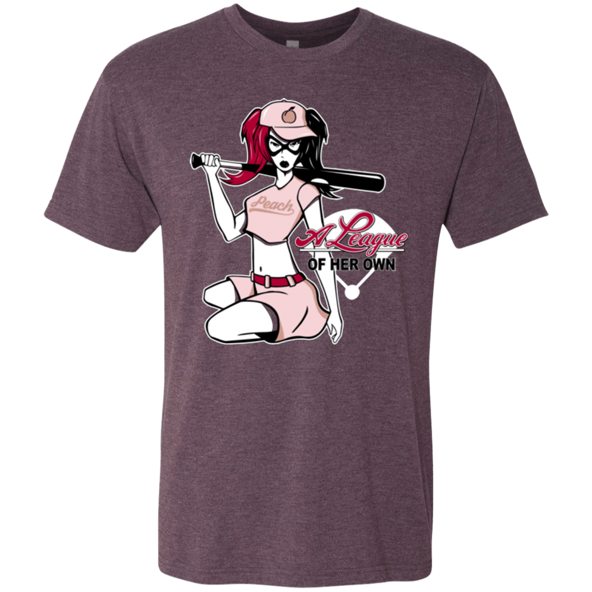 T-Shirts Vintage Purple / Small League of Her Own Men's Triblend T-Shirt