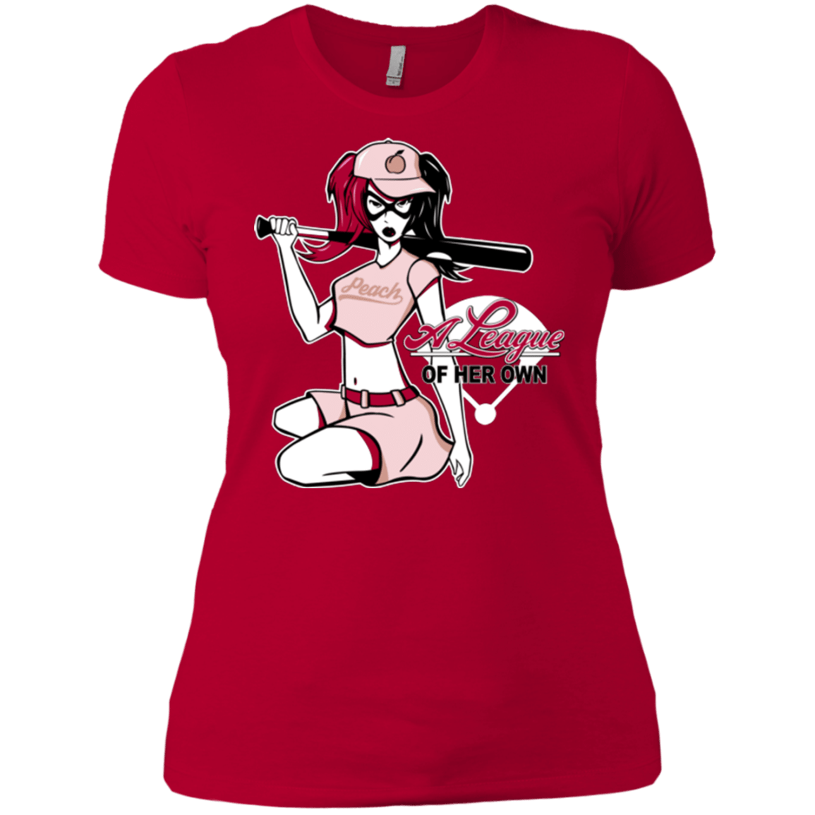 T-Shirts Red / X-Small League of Her Own Women's Premium T-Shirt