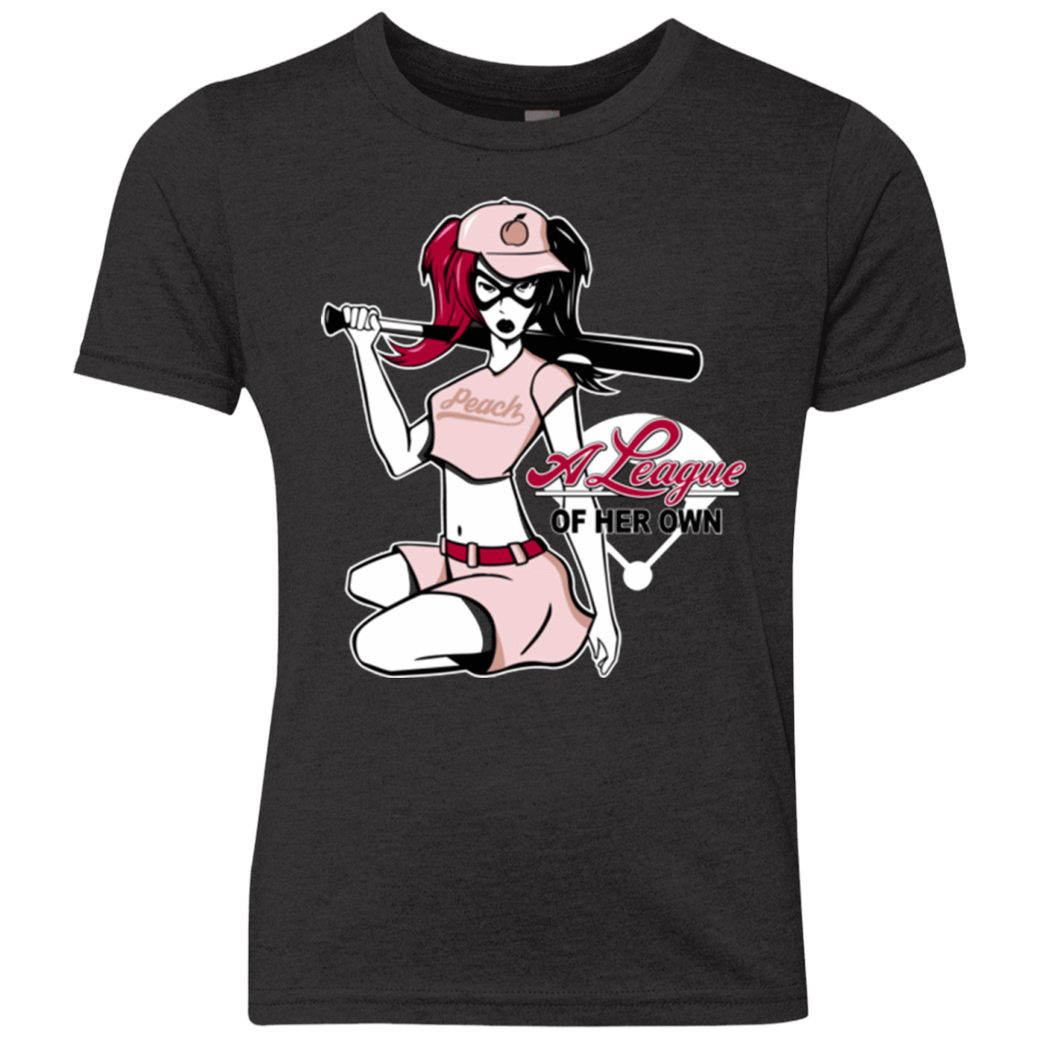 T-Shirts Vintage Black / YXS League of Her Own Youth Triblend T-Shirt