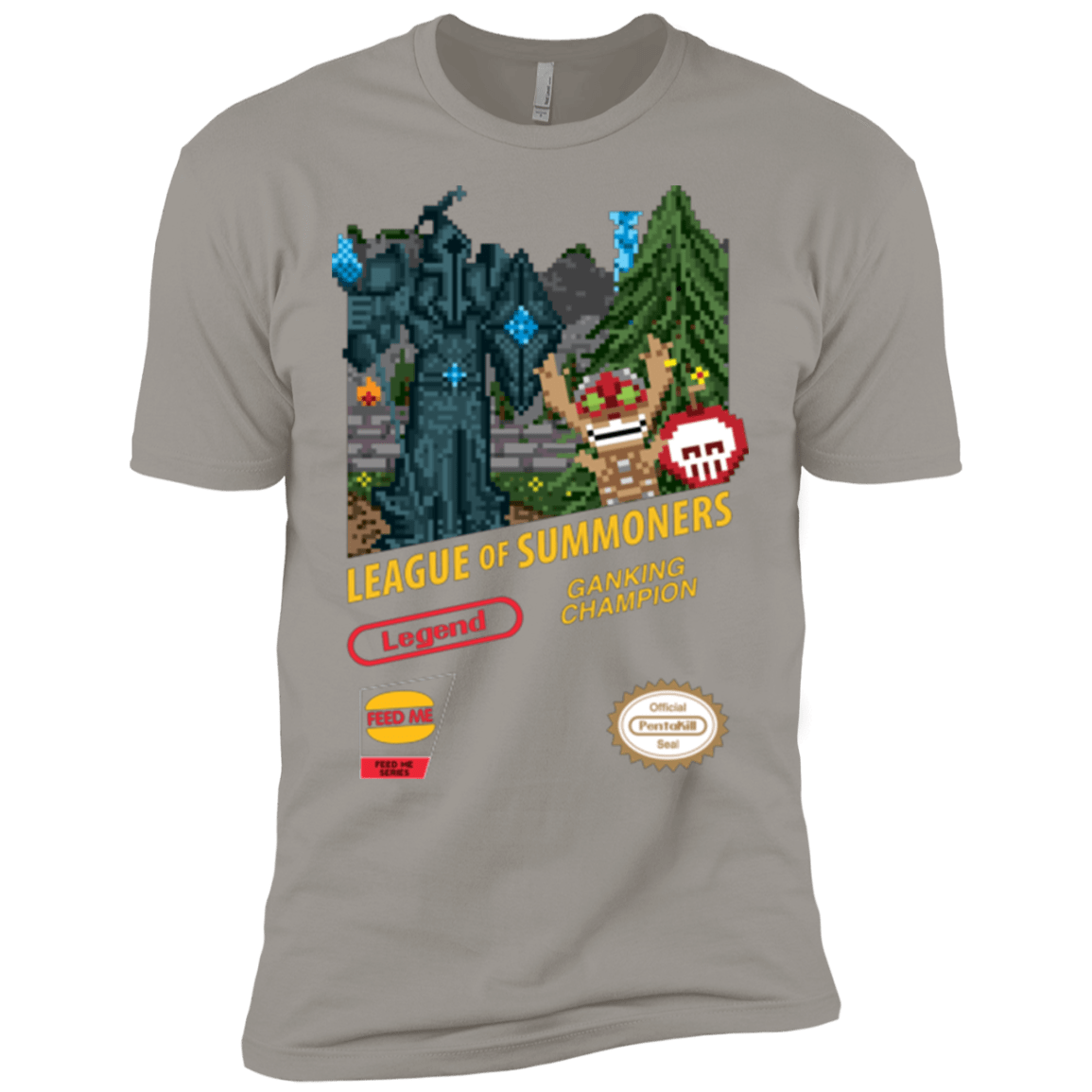 T-Shirts Light Grey / X-Small League of Summoners Men's Premium T-Shirt