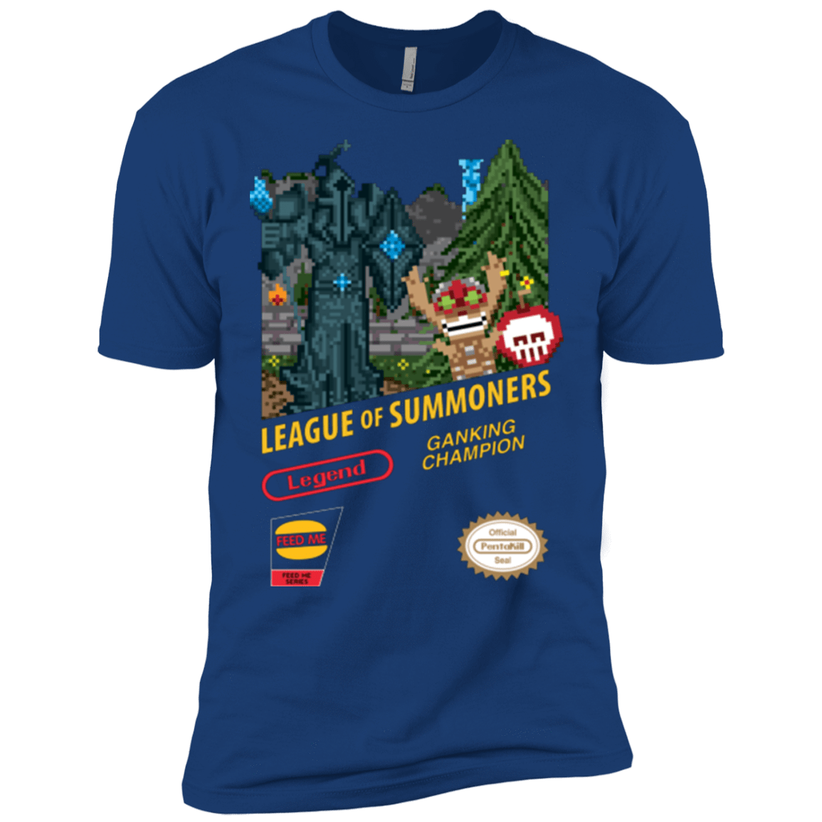 T-Shirts Royal / X-Small League of Summoners Men's Premium T-Shirt