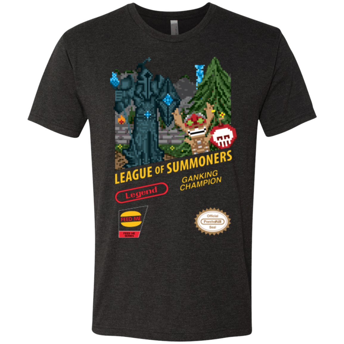 T-Shirts Vintage Black / Small League of Summoners Men's Triblend T-Shirt