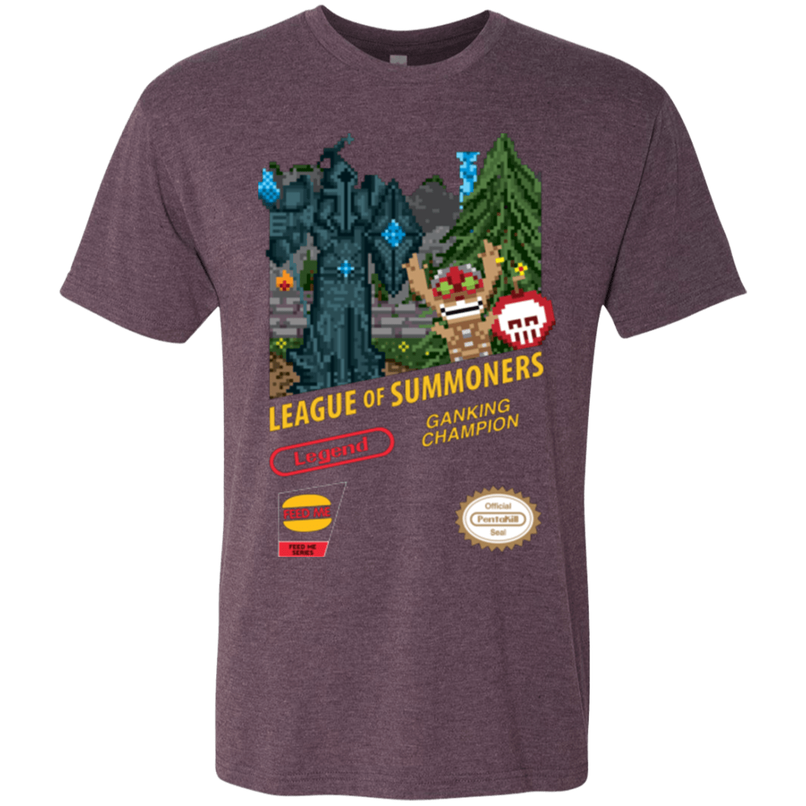 T-Shirts Vintage Purple / Small League of Summoners Men's Triblend T-Shirt