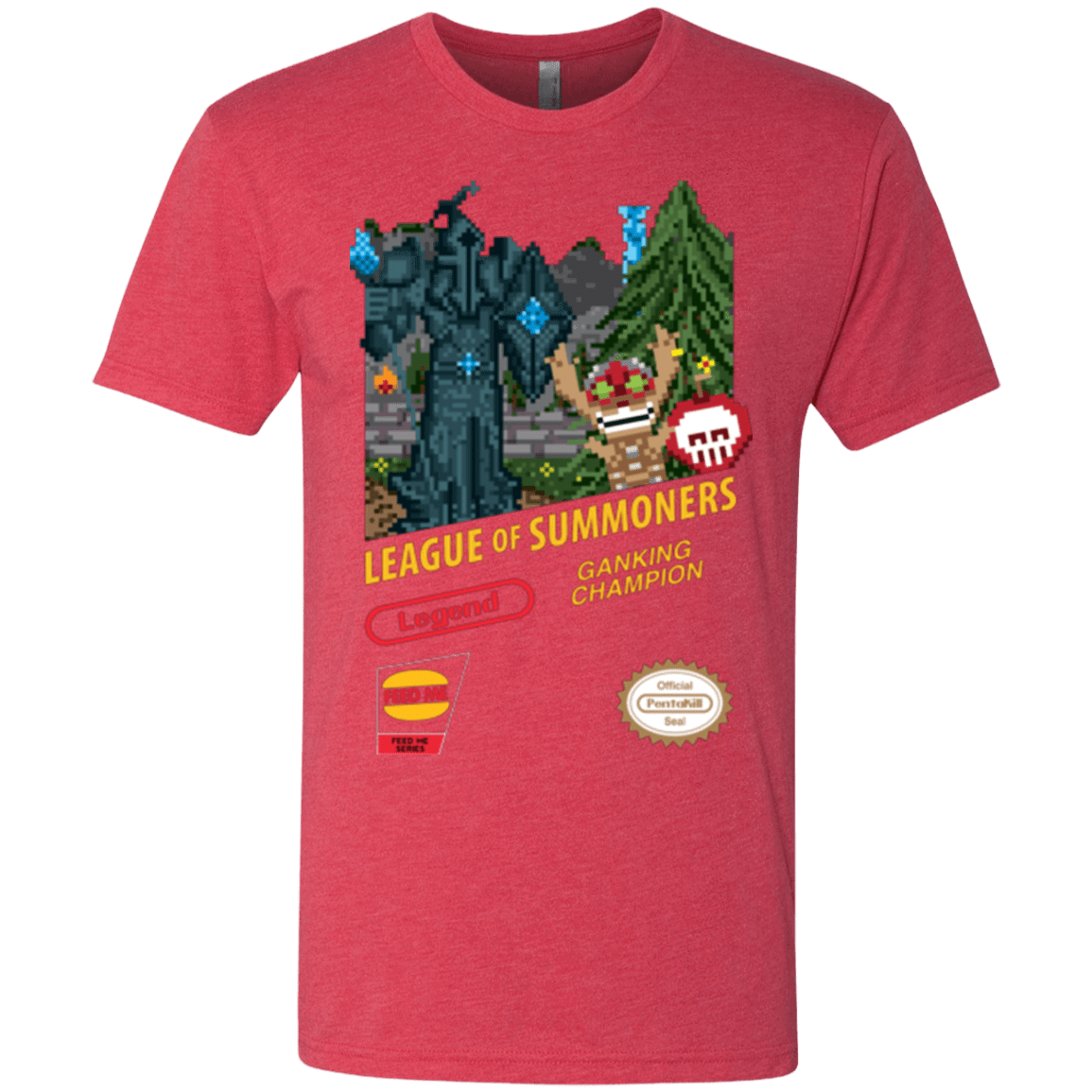 T-Shirts Vintage Red / Small League of Summoners Men's Triblend T-Shirt