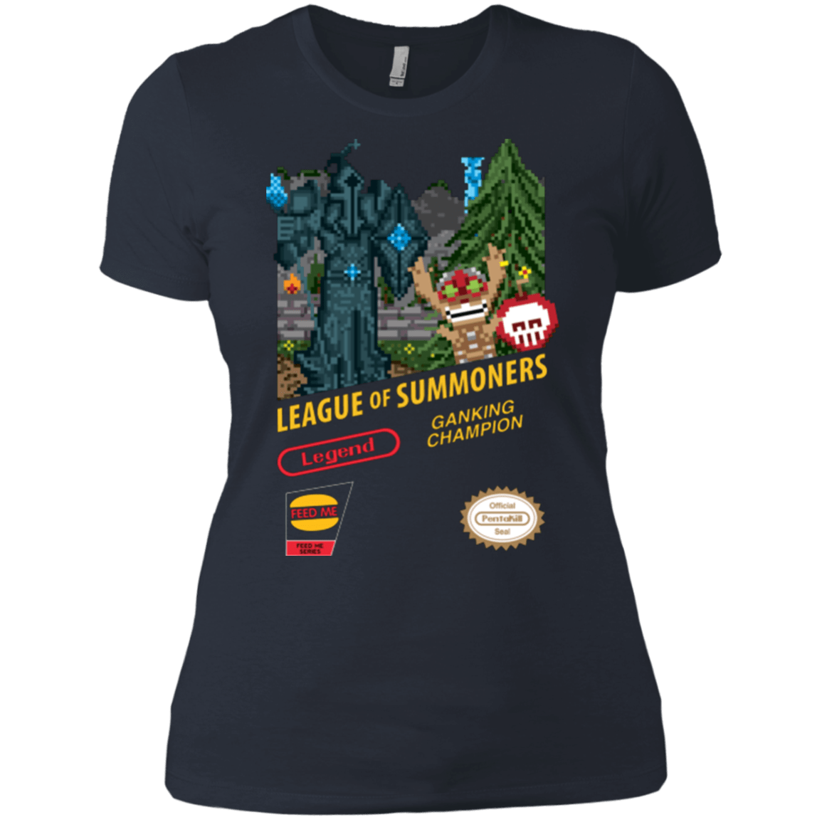 T-Shirts Indigo / X-Small League of Summoners Women's Premium T-Shirt