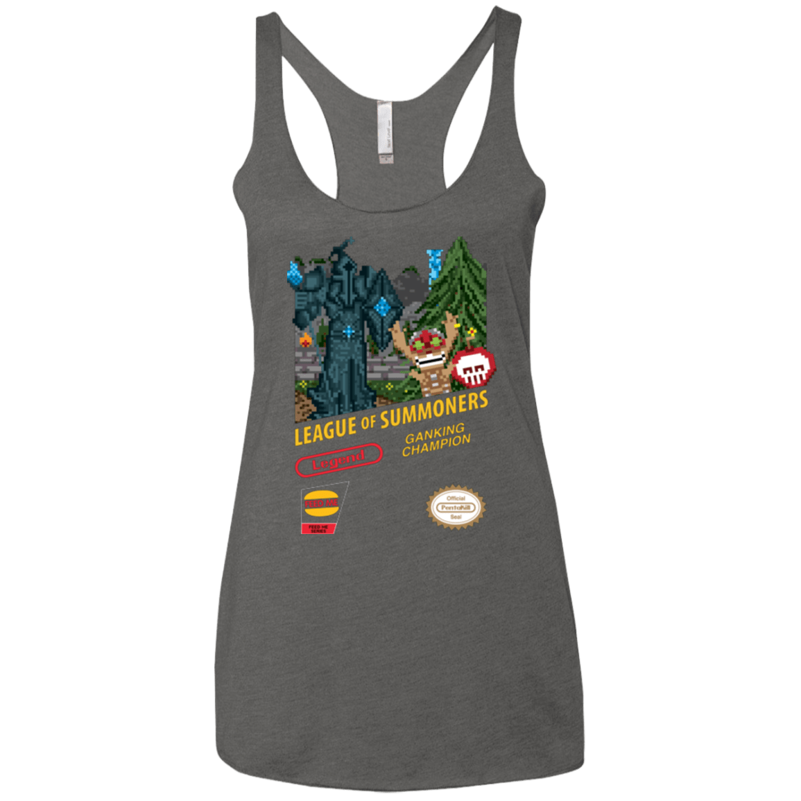 T-Shirts Premium Heather / X-Small League of Summoners Women's Triblend Racerback Tank