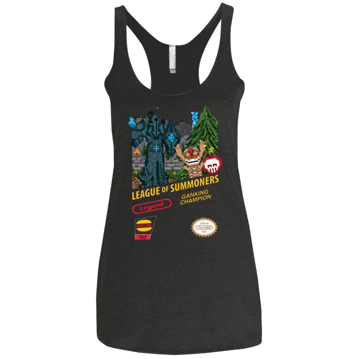T-Shirts Vintage Black / X-Small League of Summoners Women's Triblend Racerback Tank
