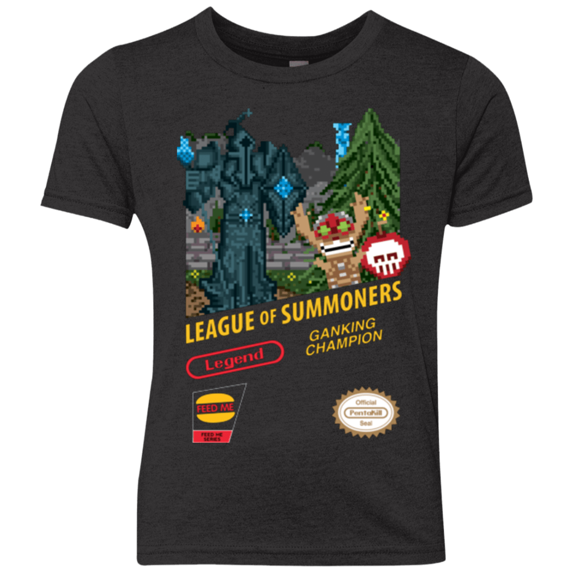 T-Shirts Vintage Black / YXS League of Summoners Youth Triblend T-Shirt