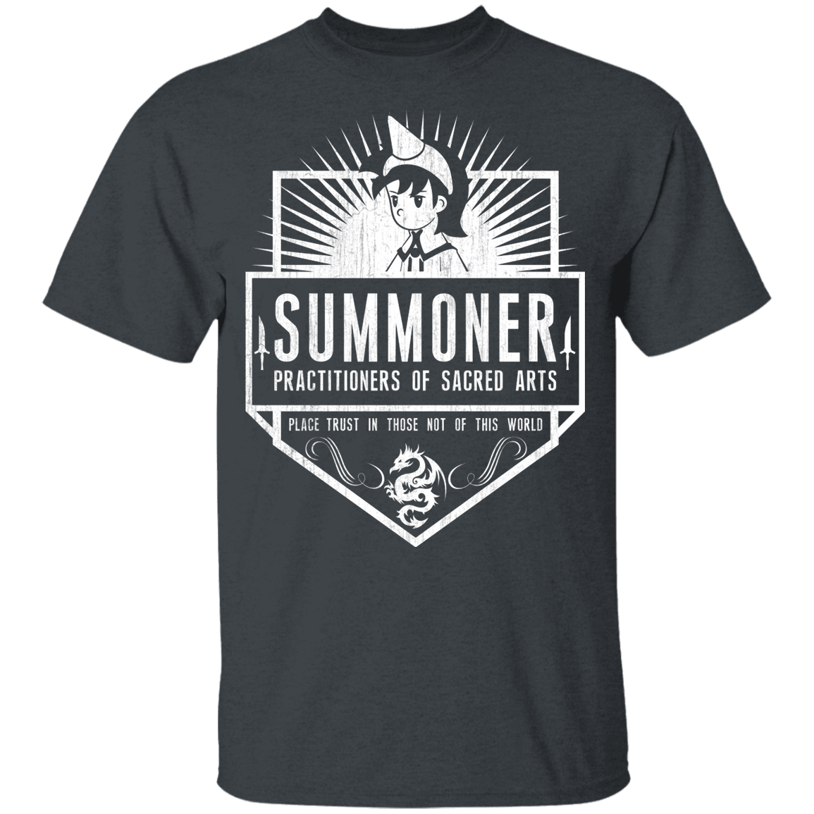 T-Shirts Dark Heather / YXS League Of Summons Youth T-Shirt