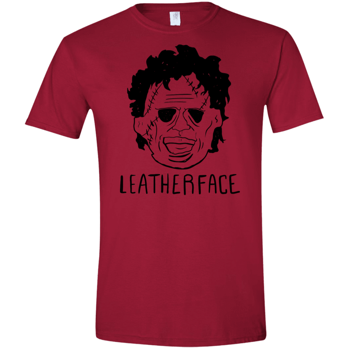 T-Shirts Cardinal Red / S Leatherface Men's Semi-Fitted Softstyle