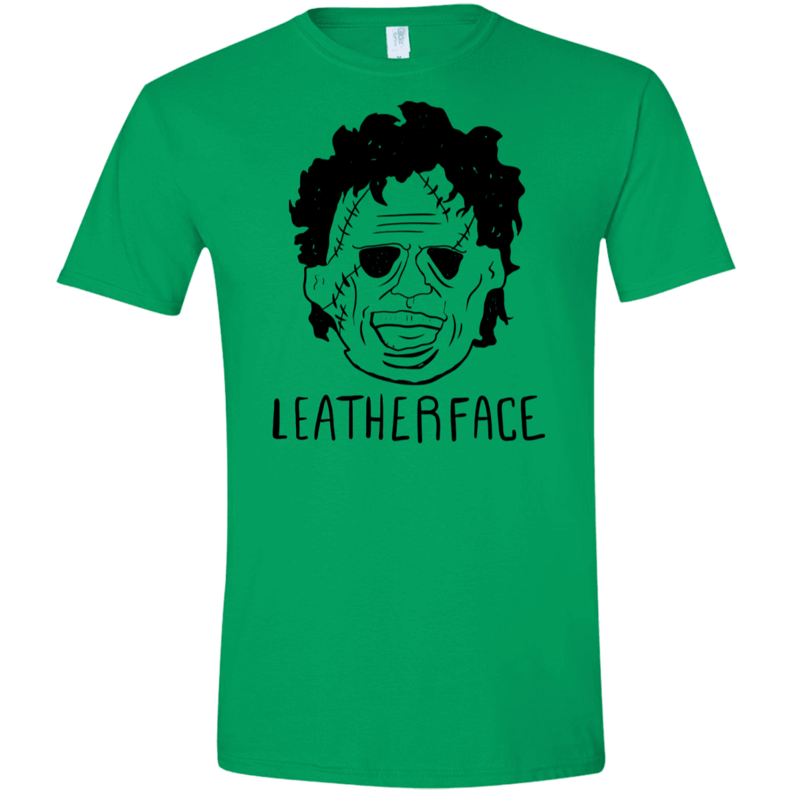 T-Shirts Irish Green / S Leatherface Men's Semi-Fitted Softstyle