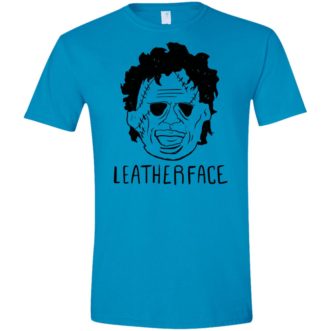 T-Shirts Sapphire / S Leatherface Men's Semi-Fitted Softstyle