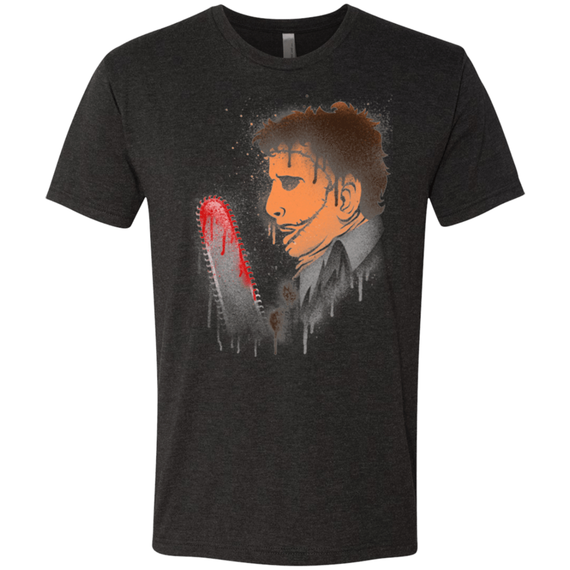 T-Shirts Vintage Black / Small Leatherface Men's Triblend T-Shirt