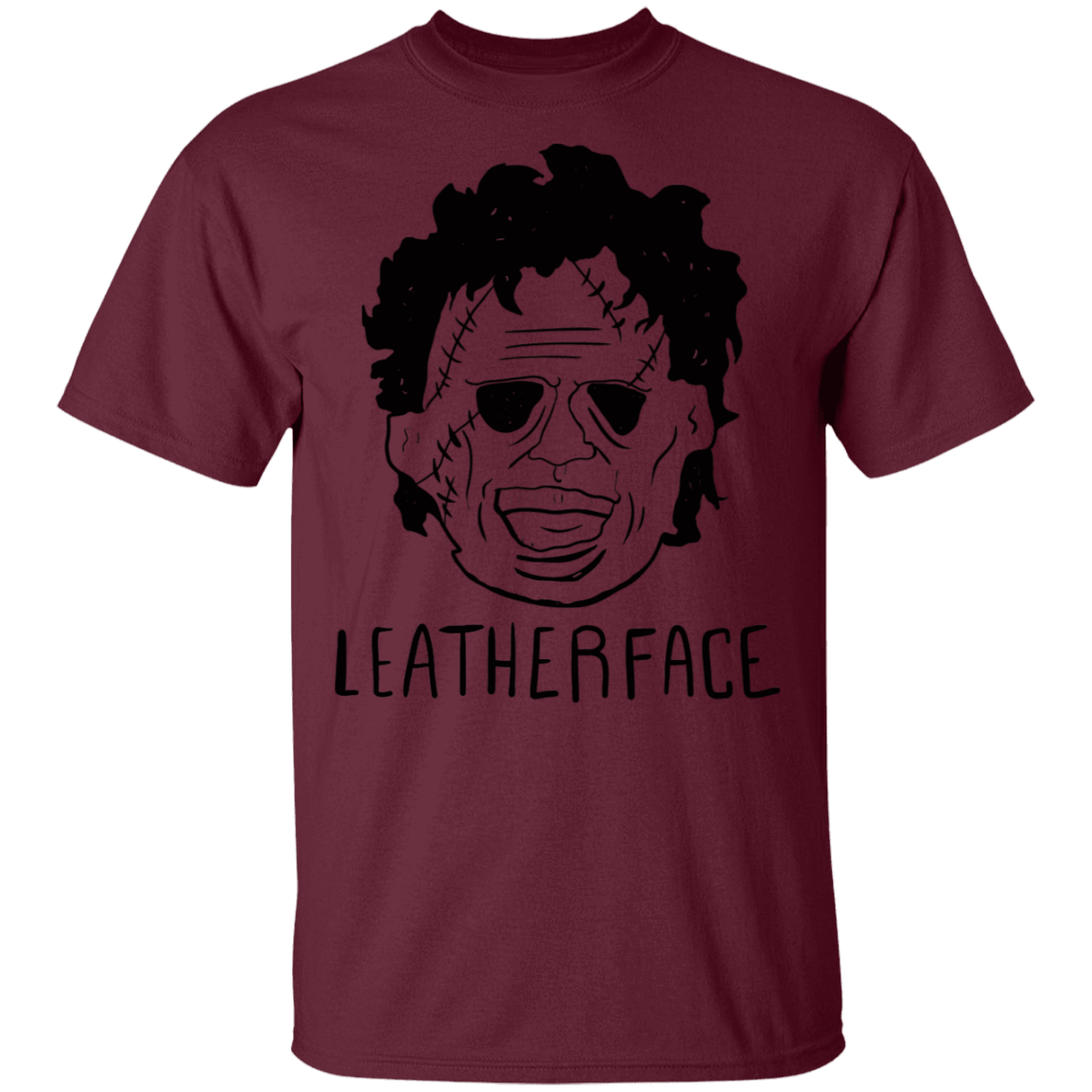 T-Shirts Maroon / S Leatherface T-Shirt