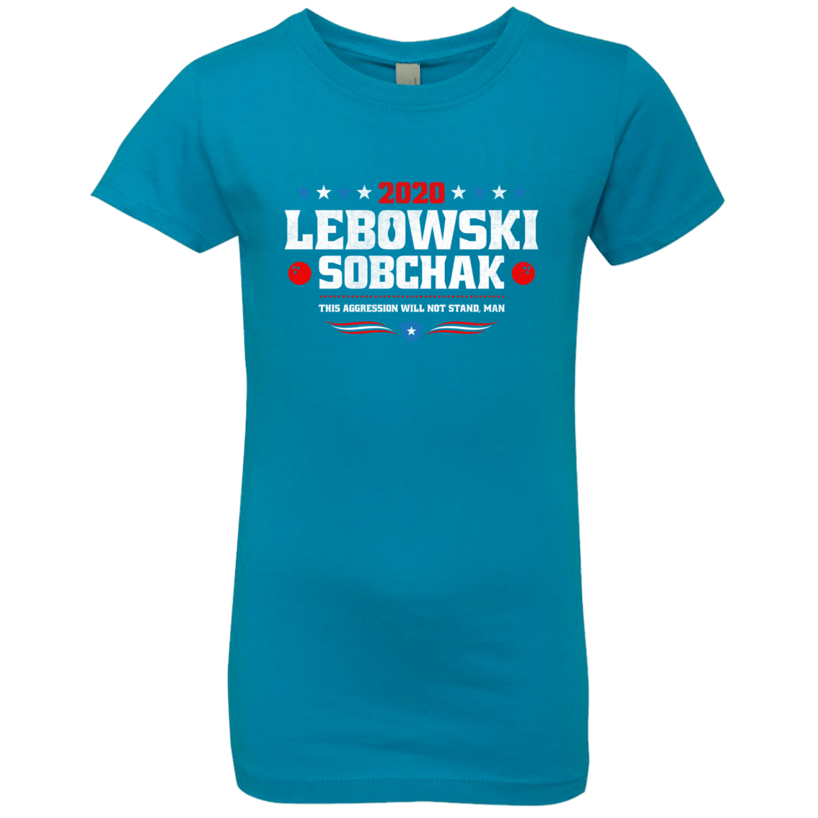 T-Shirts Turquoise / YXS Lebowski Sobchak Girls Premium T-Shirt