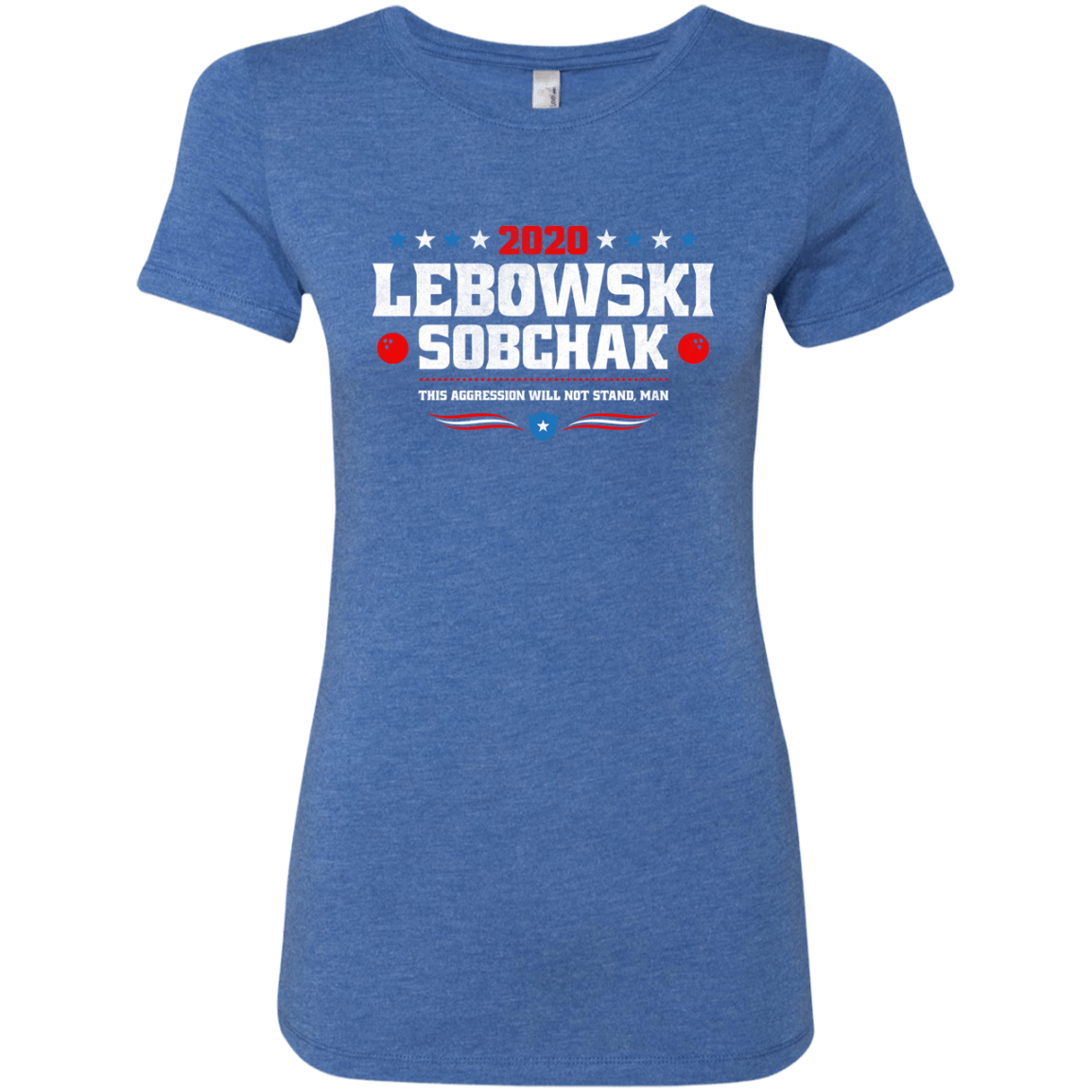 T-Shirts Vintage Royal / Small Lebowski Sobchak Women's Triblend T-Shirt