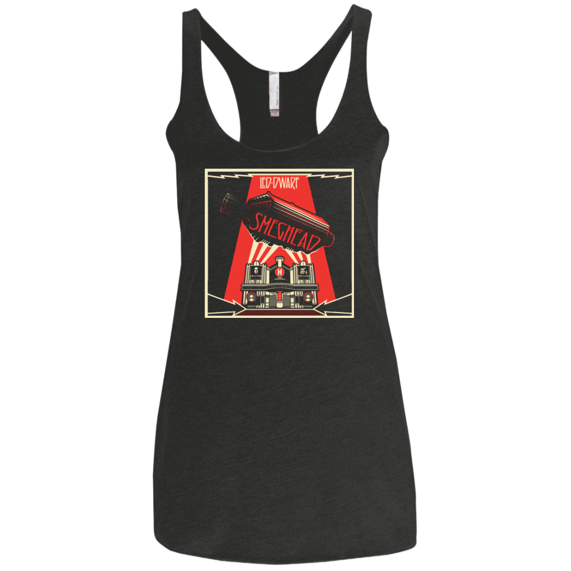 T-Shirts Vintage Black / X-Small Led Dwarf Women's Triblend Racerback Tank