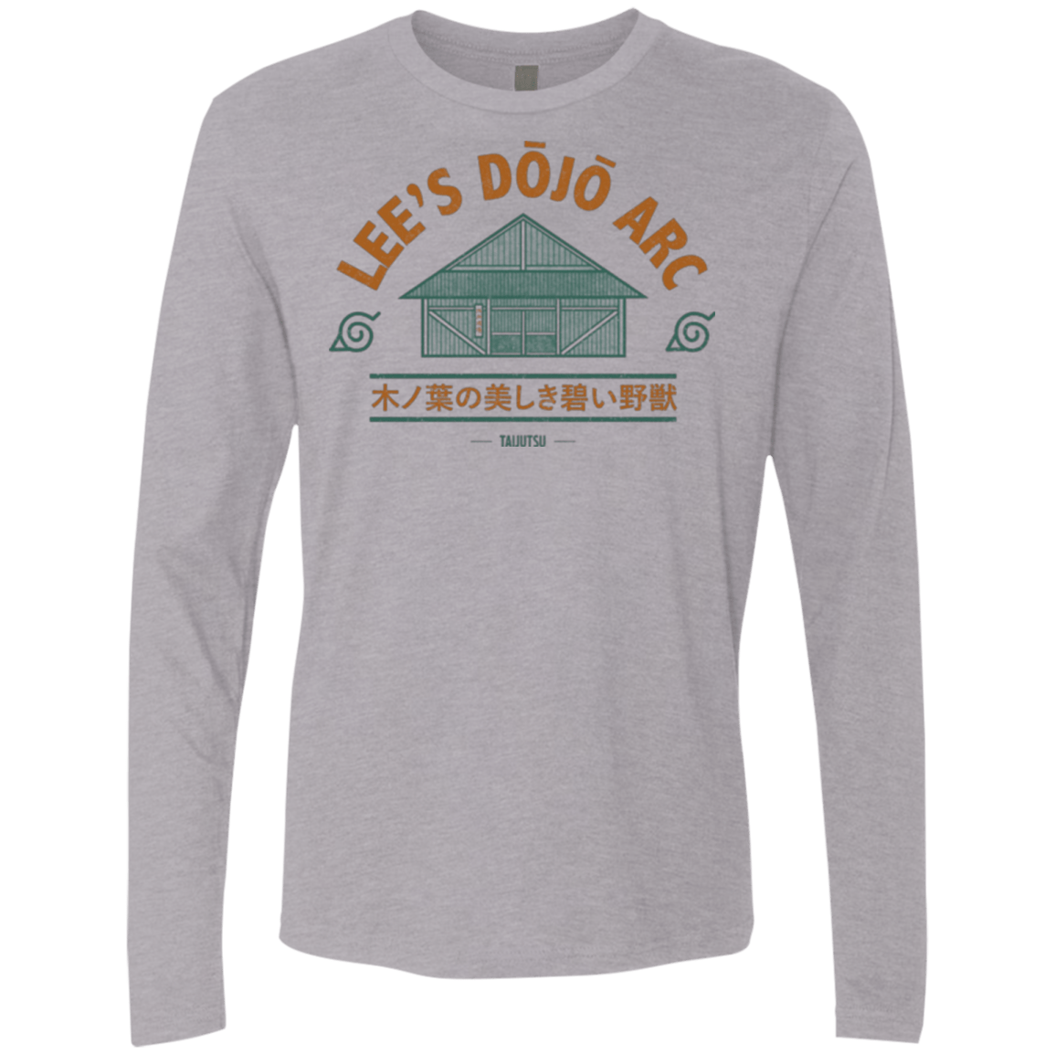 T-Shirts Heather Grey / Small Lee's Dojo Men's Premium Long Sleeve