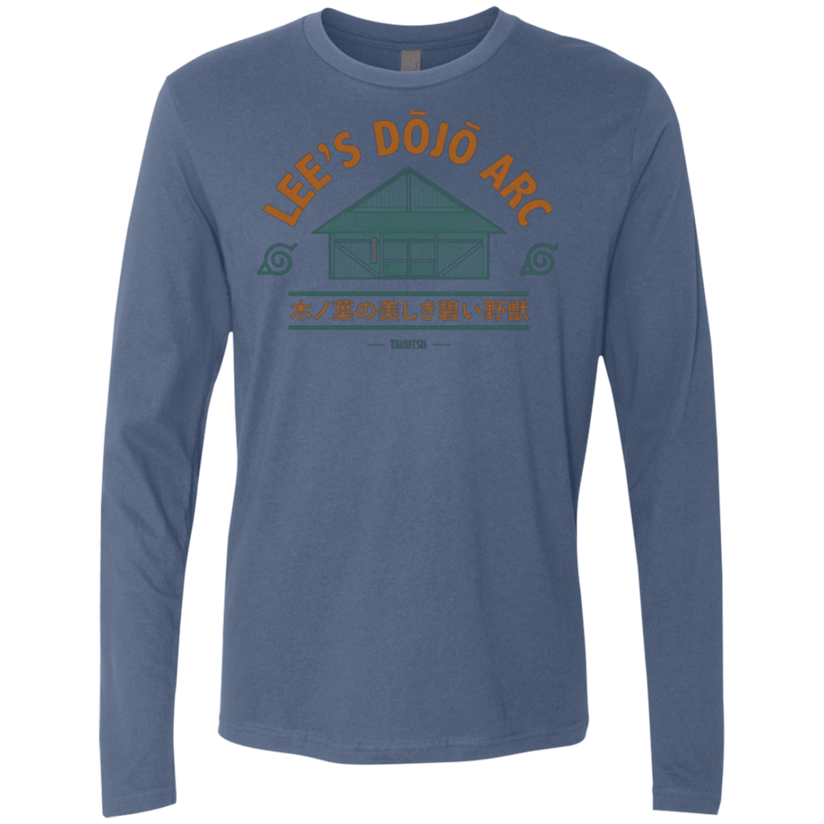 T-Shirts Indigo / Small Lee's Dojo Men's Premium Long Sleeve