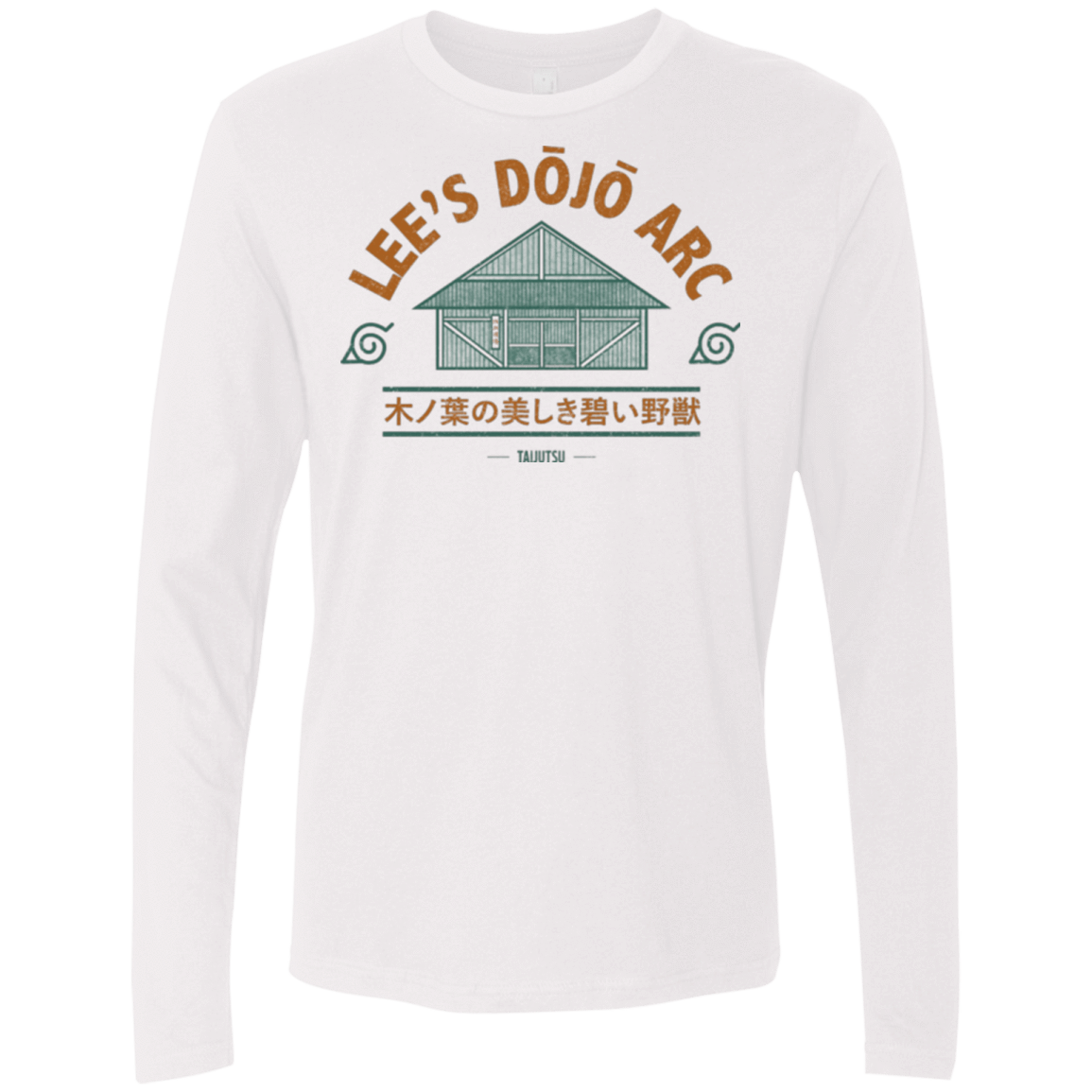 T-Shirts White / Small Lee's Dojo Men's Premium Long Sleeve
