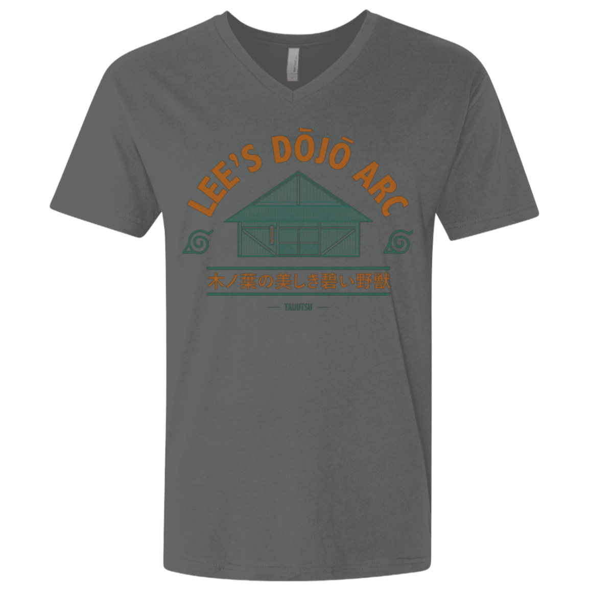 T-Shirts Heavy Metal / X-Small Lee's Dojo Men's Premium V-Neck