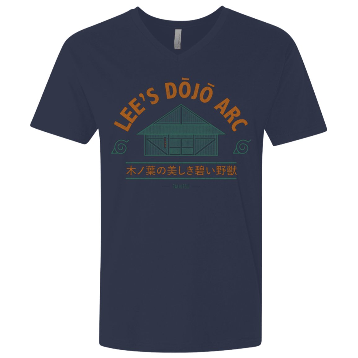 T-Shirts Midnight Navy / X-Small Lee's Dojo Men's Premium V-Neck