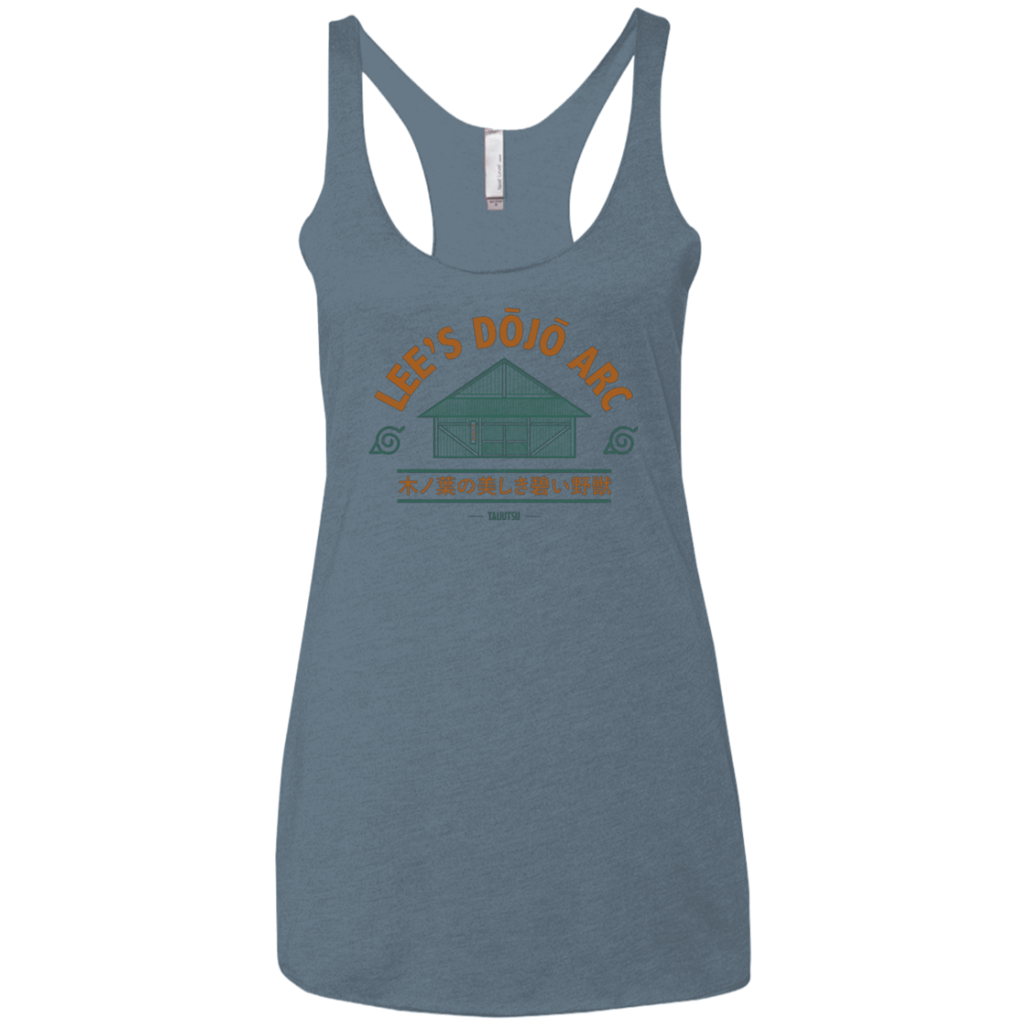 T-Shirts Indigo / X-Small Lee's Dojo Women's Triblend Racerback Tank
