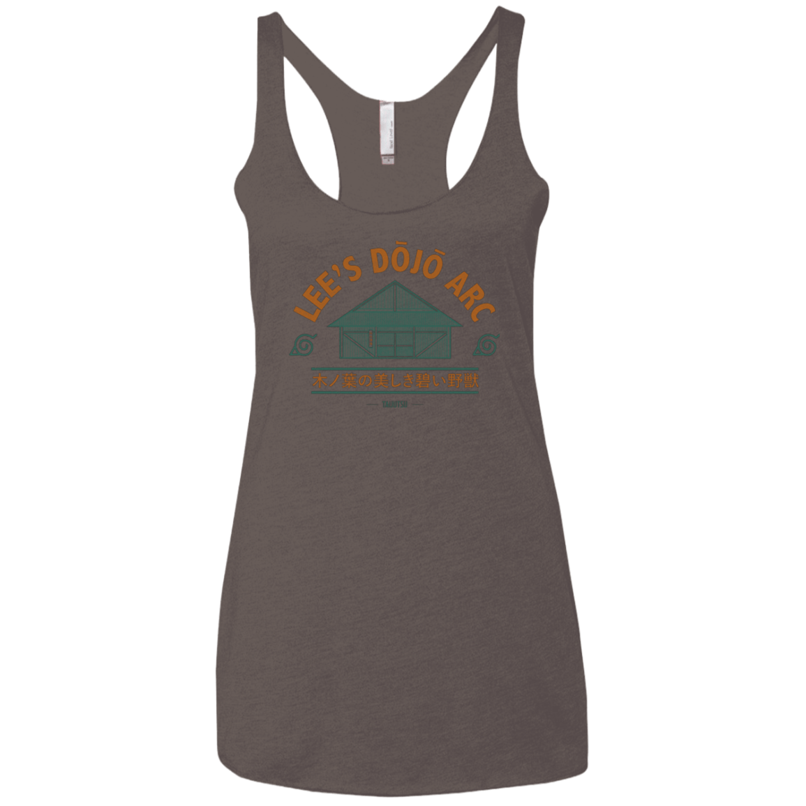 T-Shirts Macchiato / X-Small Lee's Dojo Women's Triblend Racerback Tank