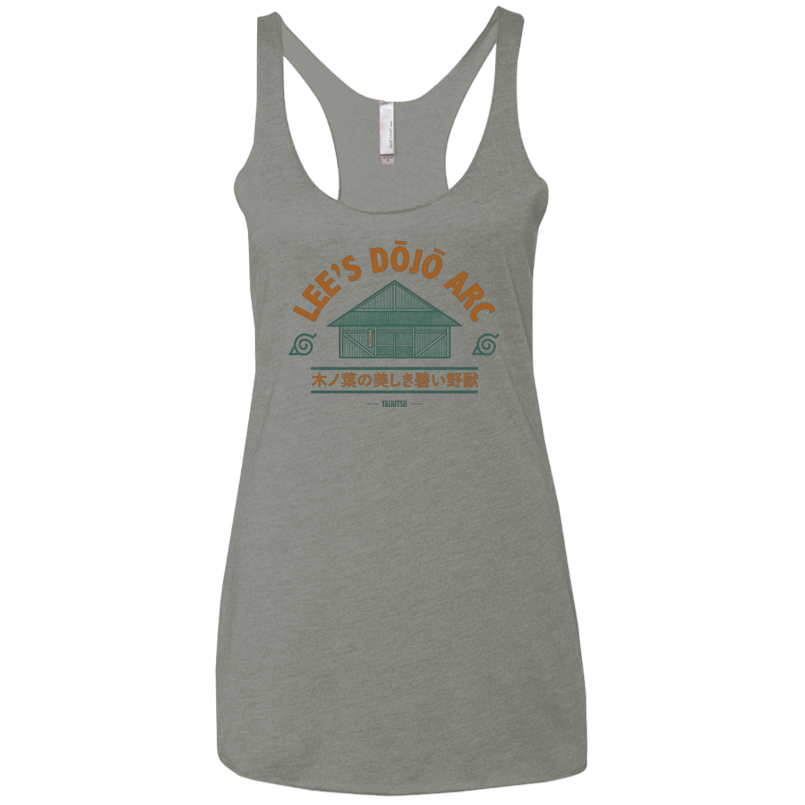 T-Shirts Venetian Grey / X-Small Lee's Dojo Women's Triblend Racerback Tank