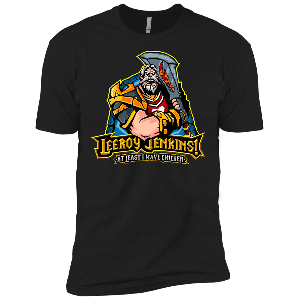 T-Shirts Black / X-Small Leeroy Jenkins Men's Premium T-Shirt