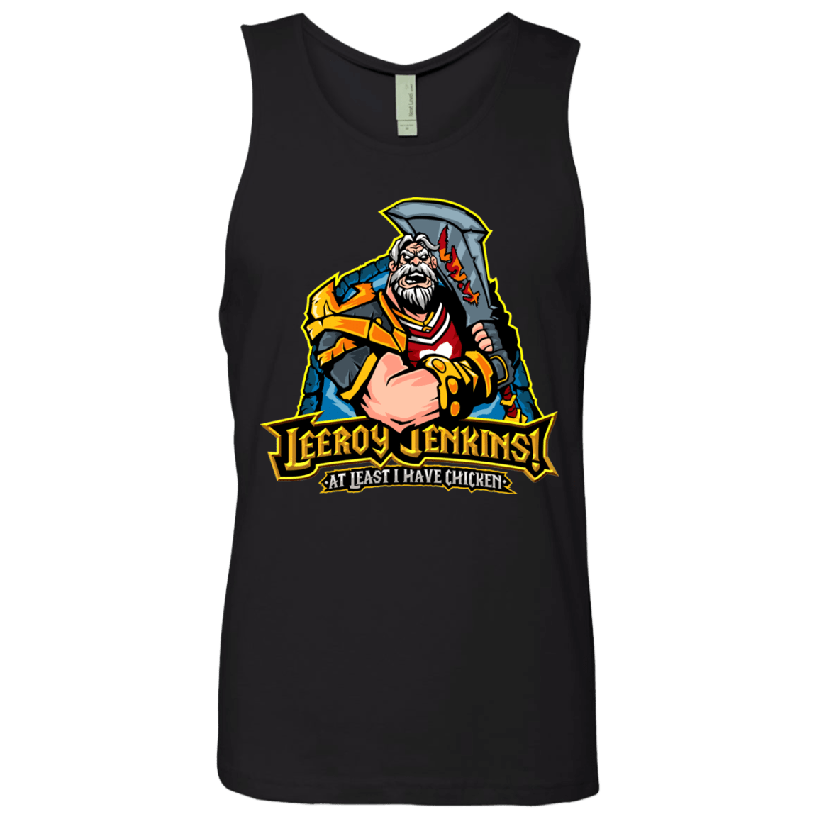 T-Shirts Black / Small Leeroy Jenkins Men's Premium Tank Top